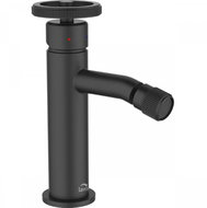 Laveo Muro stojánková bidetová baterie s výpustí, černá (BAU_732D) - Vodovodní baterie