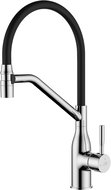 Laveo Colina U-hand basin mixer, black/chrome (BCO_778D) - Tap