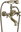 Wall-mounted bath mixer with accessories (BKI_511D)