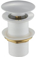 MEXEN Handle-stopper without overflow, round, white - Sink Waste Outlet