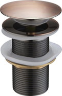 MEXEN Crank-stopper without overflow, round, old copper - Sink Waste Outlet