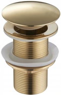 MEXEN Crank-stopper without overflow, round, gold - Sink Waste Outlet