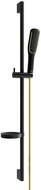 MEXEN DS49 sliding shower set, black-gold - Shower Set