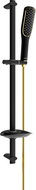 MEXEN DB49 sliding shower set, black-gold - Shower Set