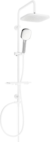 MEXEN T33 shower set, white-chrome - Shower Set - Main image