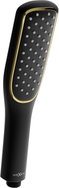 MEXEN R-49 hand shower 1-function, black-gold - Shower Head