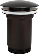 OMNIRES Crank handle stopper for washbasin with and without overflow graphite - Sink Waste Outlet