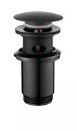 INVENA universal click-stopper round black - Sink Waste Outlet