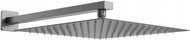 MEXEN Slim square shower head - rain 30 × 30 cm + shower arm, graphite - Rain Shower