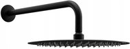 MEXEN Slim shower head - rain 30 cm + shower arm, black - Rain Shower