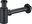 Sink trap, black