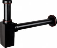MEXEN Washbasin trap square, old black - Siphon