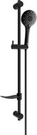 MEXEN DF74 sliding shower set, black - Shower Set