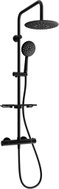 MEXEN KT67 shower column with thermostatic mixer, black (771506793-70) - Shower Set