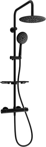 MEXEN KT67 shower column with thermostatic mixer, black (771506793-70) Main image MEXEN KT67 shower column with thermostatic mixer, black (771506793-70) - Shower Set - Main image