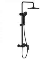 REA Roger Shower set with mixer 150 mm, black matt ( REA-P8003 ) - Shower Set