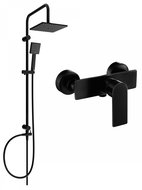 MEXEN Tord shower column including Alfa shower mixer, black ( 745740200-70 ) - Shower Set