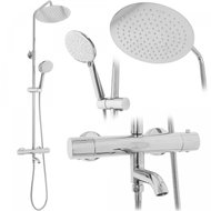 REA Lungo Shower set with mixer 150 mm, chrome ( REA-P6607 ) - Shower Set