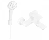 Mexen R05 Royo Bathtub mixer with shower set, white (7223R05-20) - Tap