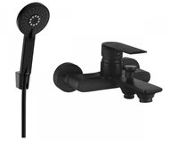 Mexen R40 Royo Bathtub mixer with shower set, black (7223R40-70) - Tap