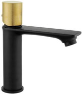 Mexen Royo One basin mixer, black/gold (72201-75) - Tap