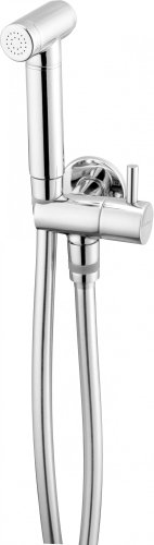 DEANTE Bidetta Set with fixed holder, with angle coupling, chrome (ANW_051B) - Tap - Main image