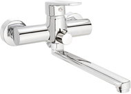DEANTE Tubo Wall-mounted basin and bath mixer with elongated spout (BUT_056M) - Tap