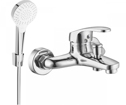 MEXEN Erica R72 SET bath mixer with shower, chrome (74643R72-00) - Tap - Main image