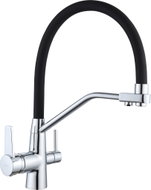 MEXEN Duo kuchyňská baterie chrom/ černá (671701-07) - Tap