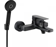 Mexen Lynx R40 Bathtub Faucet with Accessories, Black (74593R40-70) - Tap