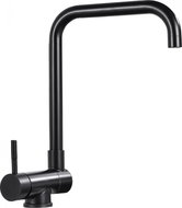 Mexen Madox Dřezová baterie pod okno, sklopná, černá (672000-70) - Vodovodní baterie