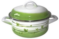 Metalac grass, shallow casserole Standard with lid 18 cm, 2,2 l - Casserole Pot