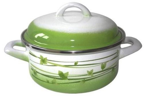 Metalac grass, shallow casserole Standard with lid 22 cm, 3,5 l - Casserole Pot - Main image