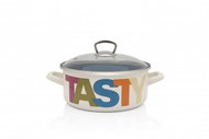Metalac juicy_tasty, shallow casserole Standard with lid 14 cm, 1 l - Casserole Pot