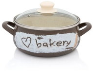 Metalac Bakery casserole with glass lid 20 cm, 3,35 l - Casserole Pot