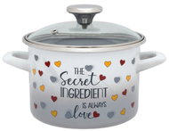 Metalac LOVE, Hrnec s nerez poklicí 20 cm, 3,5 l - Hrnec