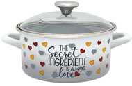 Metalac LOVE, Casserole with glass. lid 20 cm, 2,8 l, - Casserole Pot