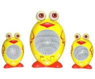 REPRO The Frog Family - Duck Speaker - oranžové (orange), 2 satelity + subwoofer - Speaker