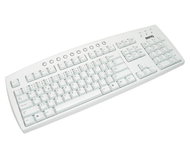 Klávesnice BenQ i100/A800 MM White, multimediální bílá CZ - PS/2 - Keyboard