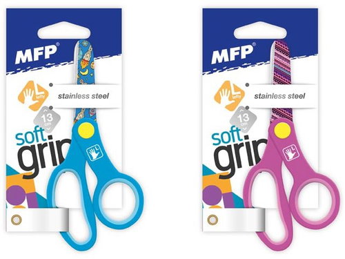 MFP E17 mit Aufdruck, für Linkshänder, 13 cm - Kinderschere - Hauptbild