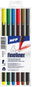 MFP PAPER FL 0.7 mm, 6 barev - Popisovače