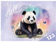 MFP Desky na číslice Panda - Školní desky