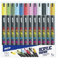 MFP acrylic 4 mm, set of 12 - Markers