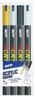 MFP acrylic 4 mm, set of 4 - Markers