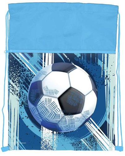 MFP Slipper bag Football, 30 × 39 cm - Drawstring Bag - Main image