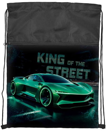 MFP Slipper bag King of Street, 30 × 39 cm - Drawstring Bag - Main image