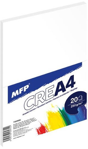 MFP drawing board A4 20 sheets, 250 g/m2, white - Paper - Main image