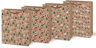 MFP Christmas set L LUX KRAFT mix V12 (260 × 320 × 138 mm) - pack of 4 - Gift Bag