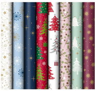 MFP Christmas, roll 500 x 70 cm - 1 pc (mix of motifs) - Wrapping Paper
