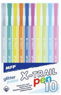 MFP X-trail GLITTER + PASTEL - sada 10 ks  - Gel Pen 